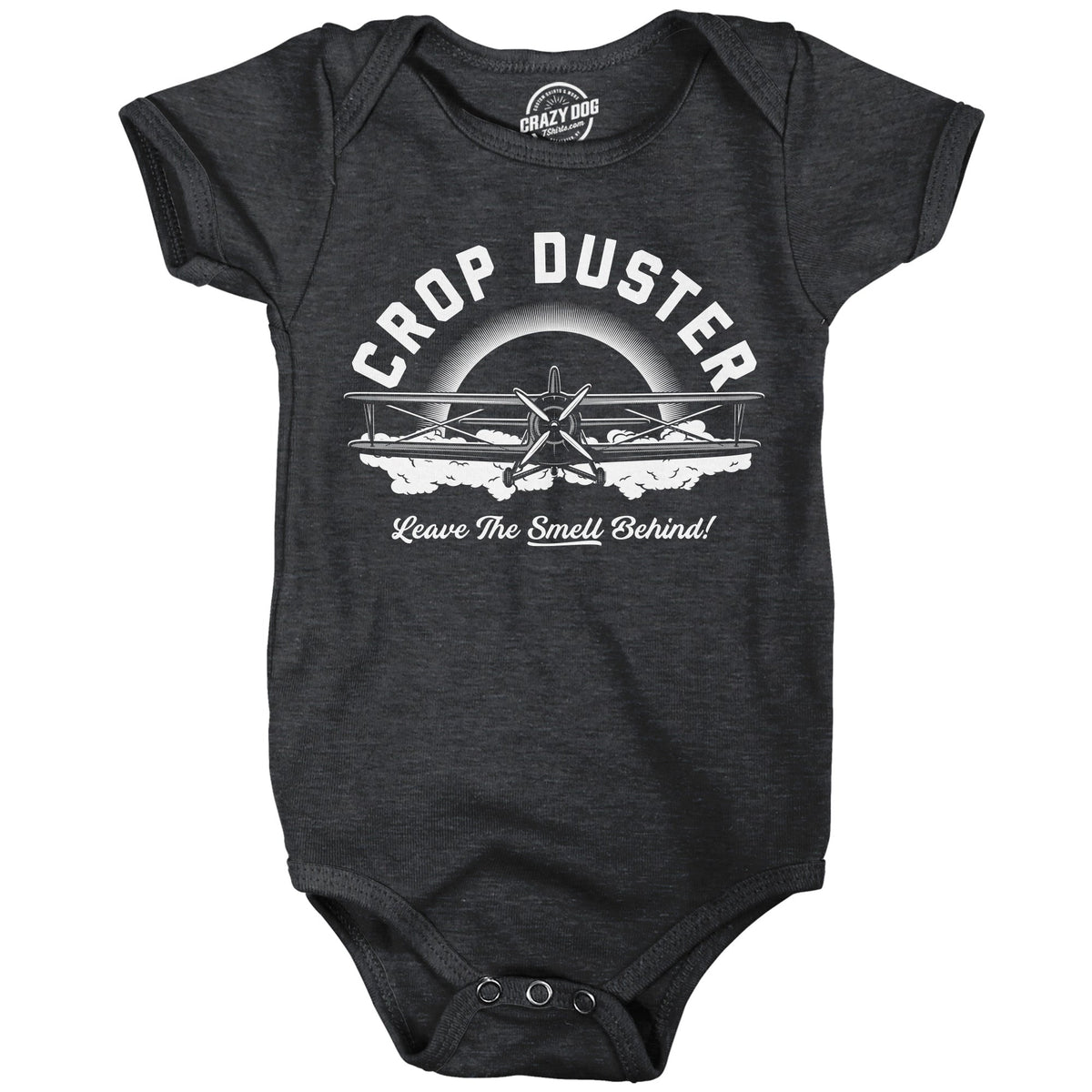 Crop Duster Airplane Leave the Smell Behind Baby Bodysuit