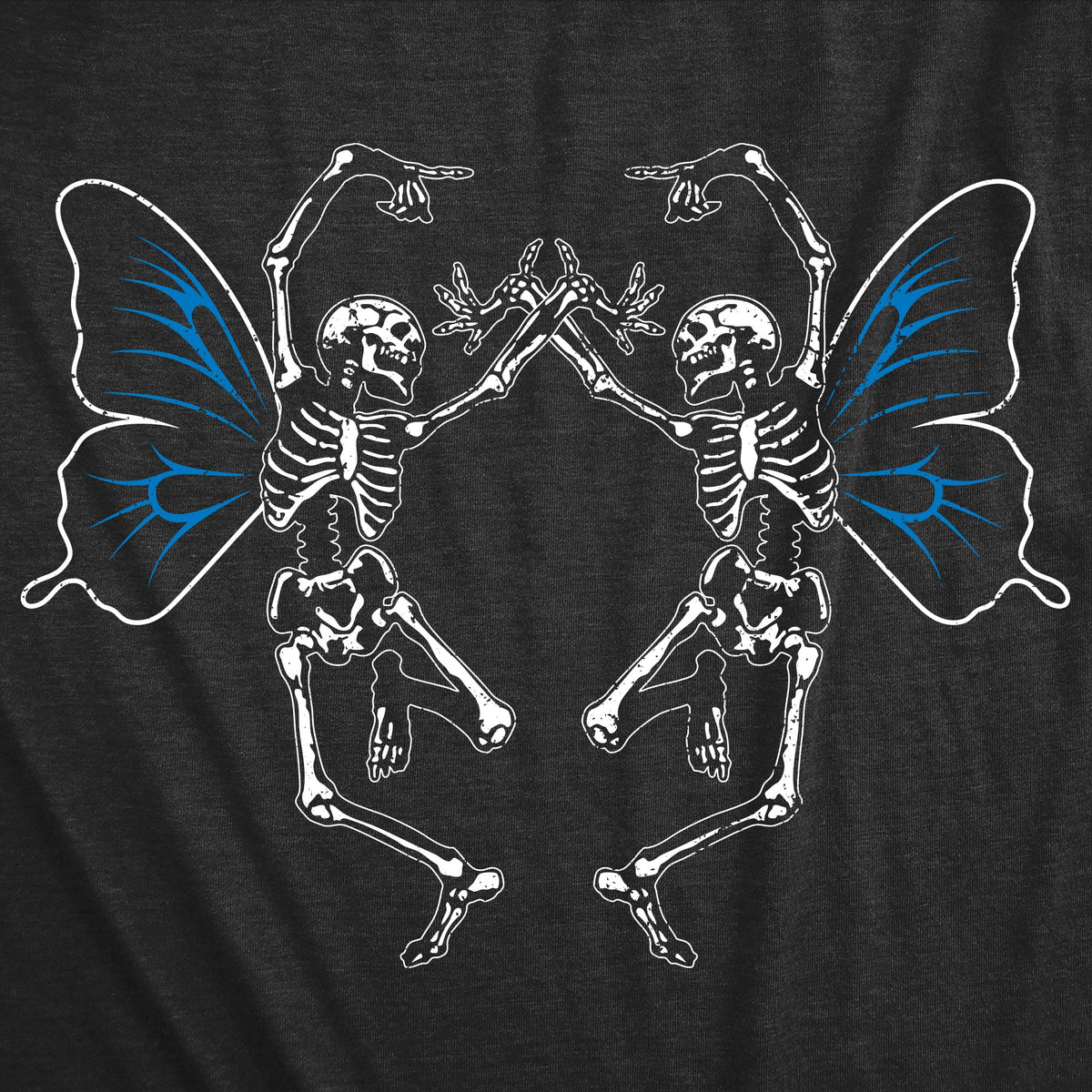 Dancing Skeleton Butterflies Women's T Shirt product image 2