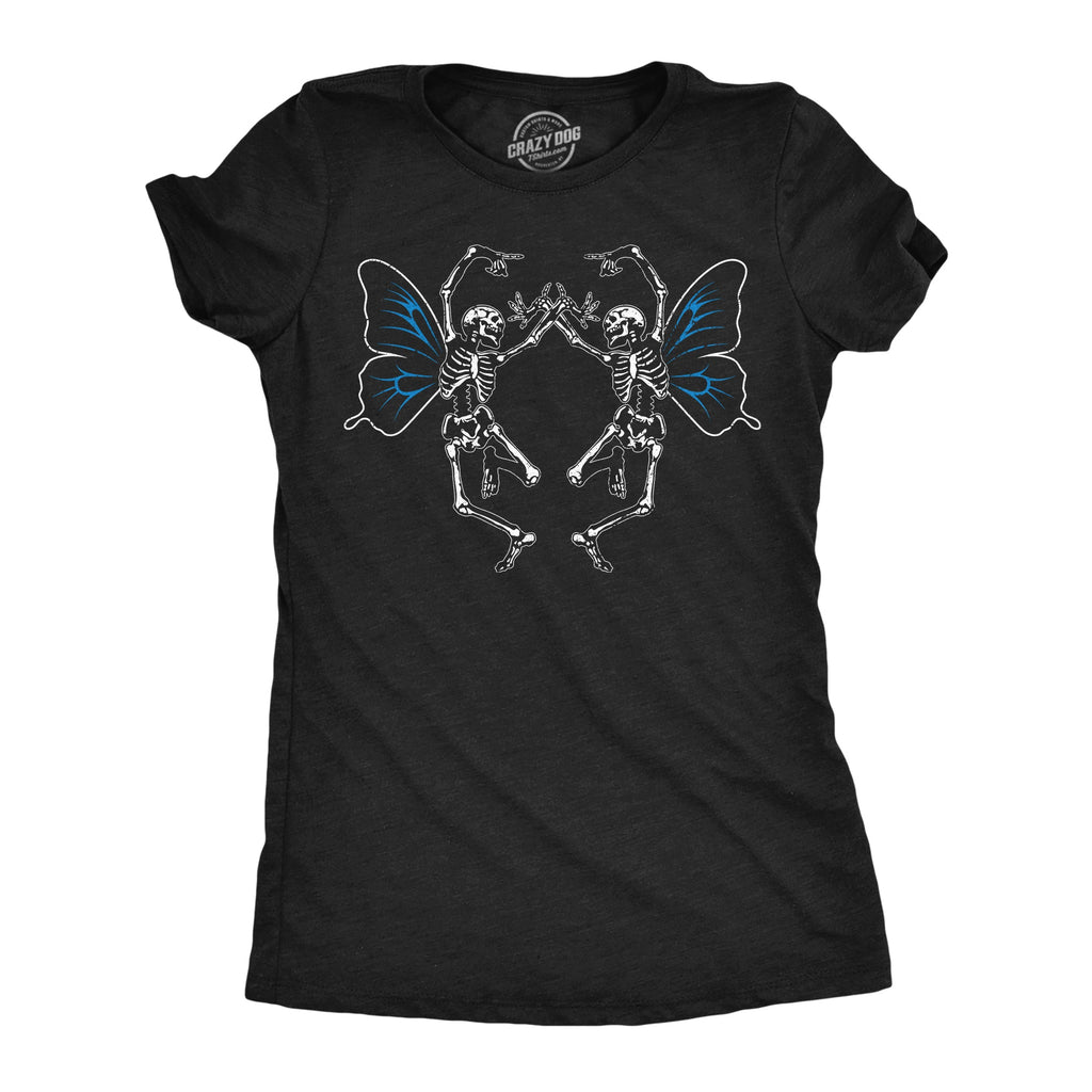 Dancing Skeleton Butterflies Women's T Shirt product image 1