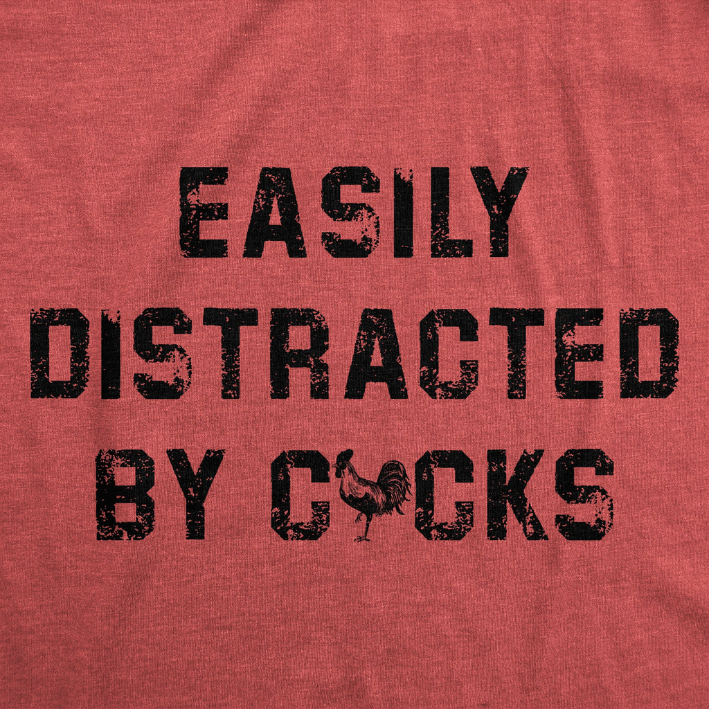 Easily Distracted By Cocks Women's T Shirt product image 2
