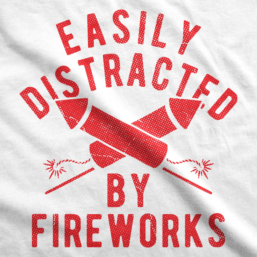 Easily Distracted By Fireworks Men's T Shirt product image 3