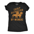 Easily Distracted By Wieners Women's T Shirt product image 1