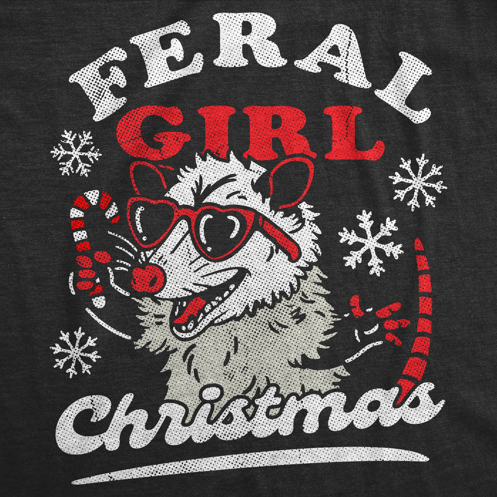 Feral Girl Christmas Women's T Shirt product image 2