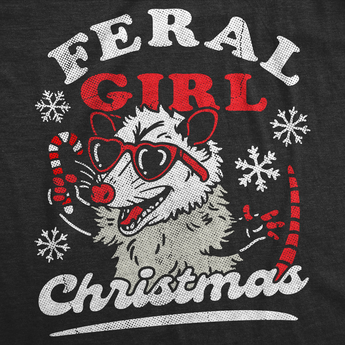 Feral Girl Christmas Women's T Shirt product image 2