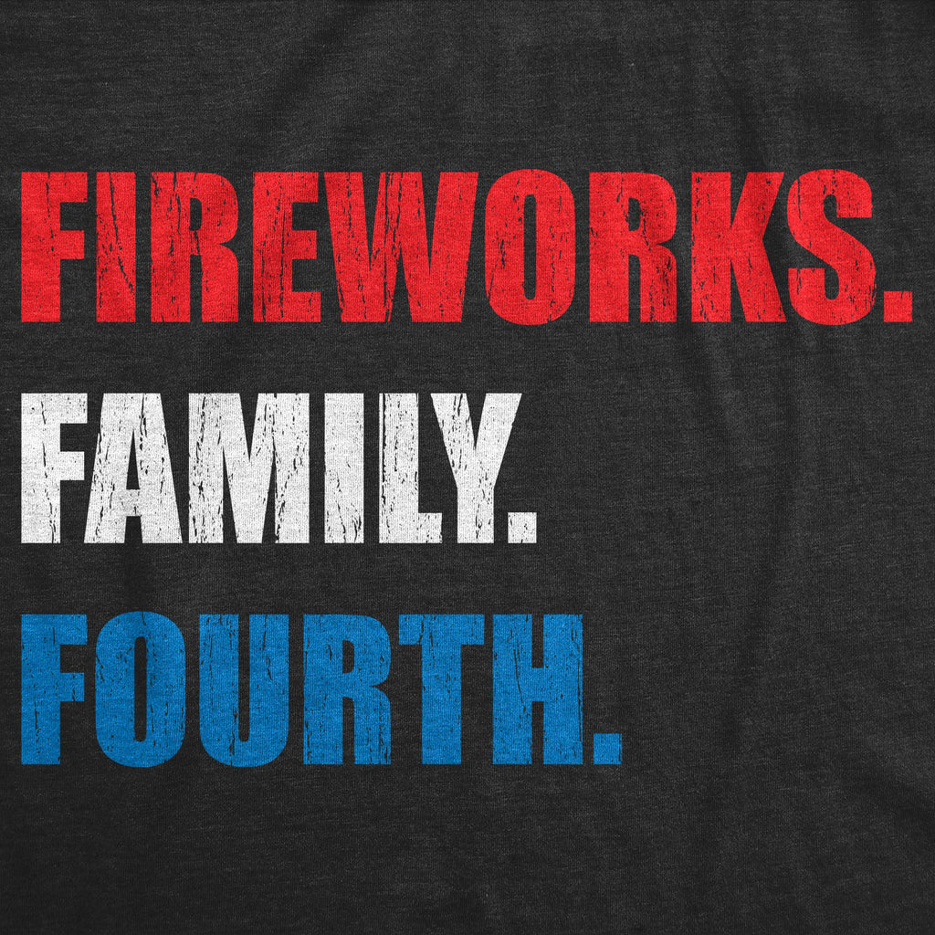 Fireworks Family Fourth Men's T Shirt product image 3