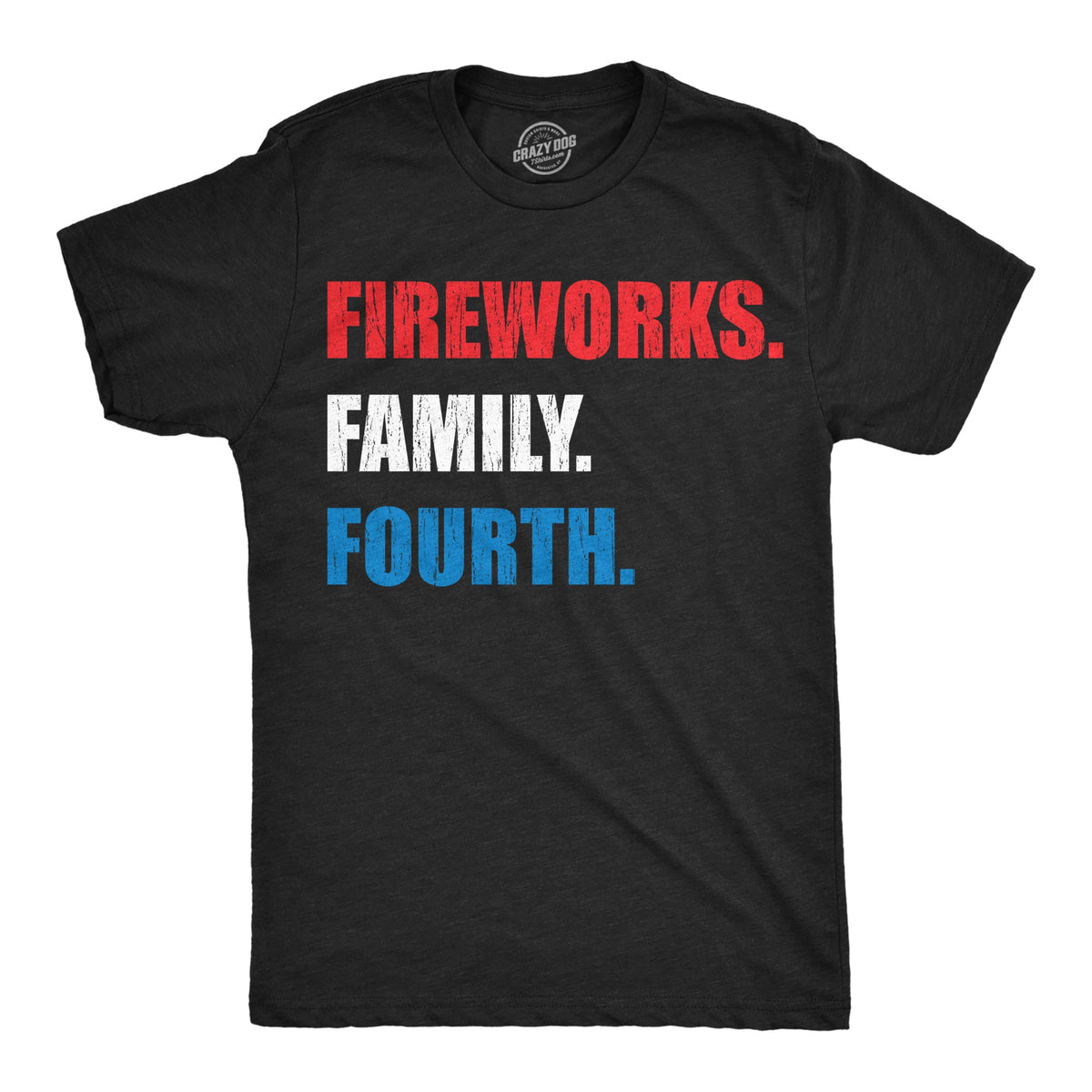 Fireworks Family Fourth Men's T Shirt product image 1