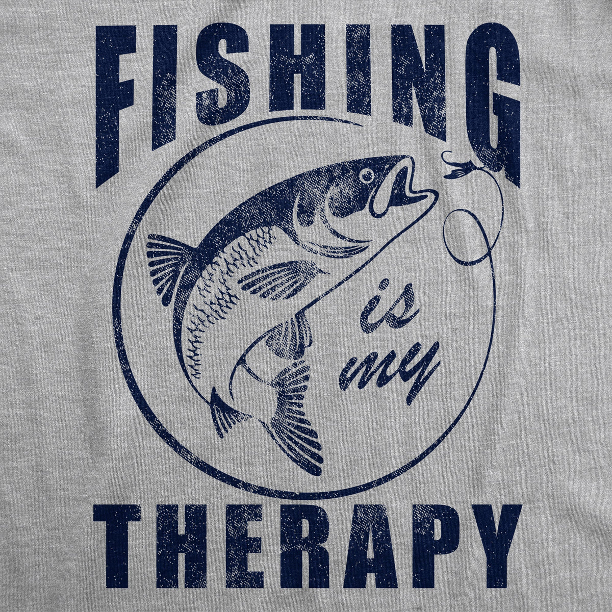 Fishing Is My Therapy Men's T Shirt product image 3
