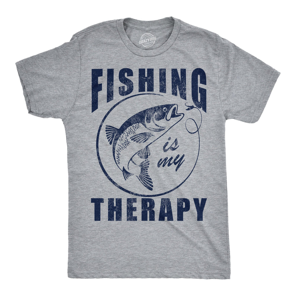 Fishing Is My Therapy Men's T Shirt product image 1