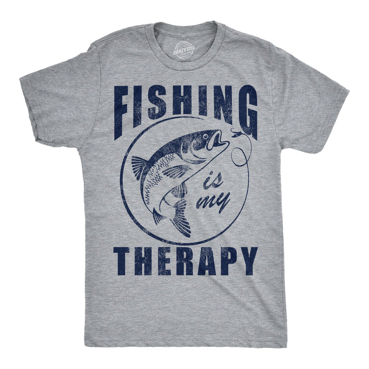 Fishing Is My Therapy Men's T Shirt product image 1