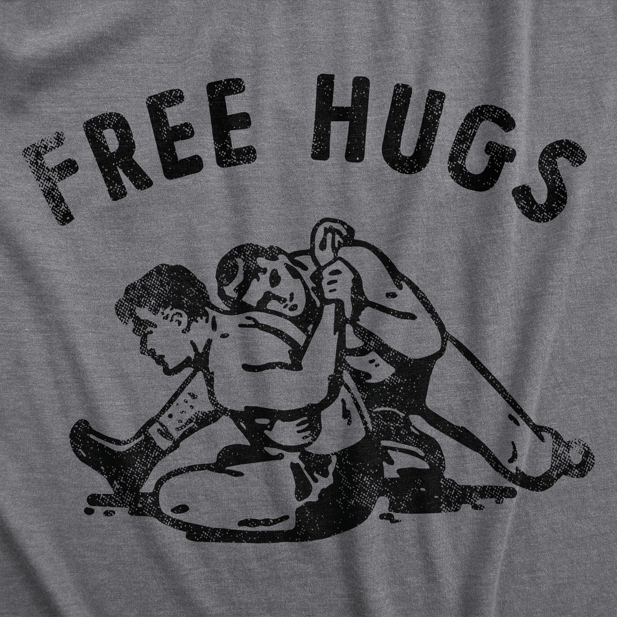 Free Hugs Wrestling Men's T Shirt product image 3