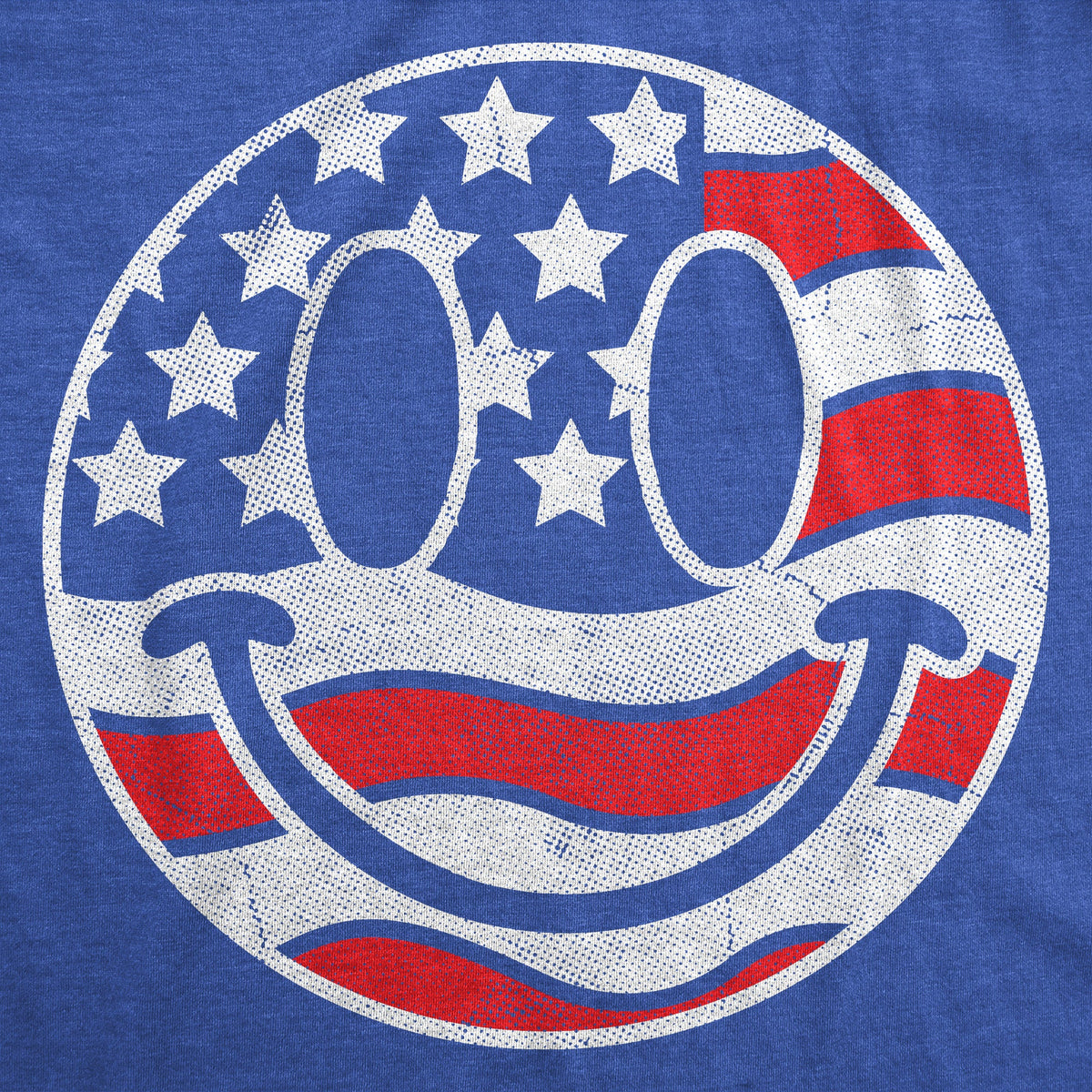 American Flag Smile Men's T Shirt product image 3