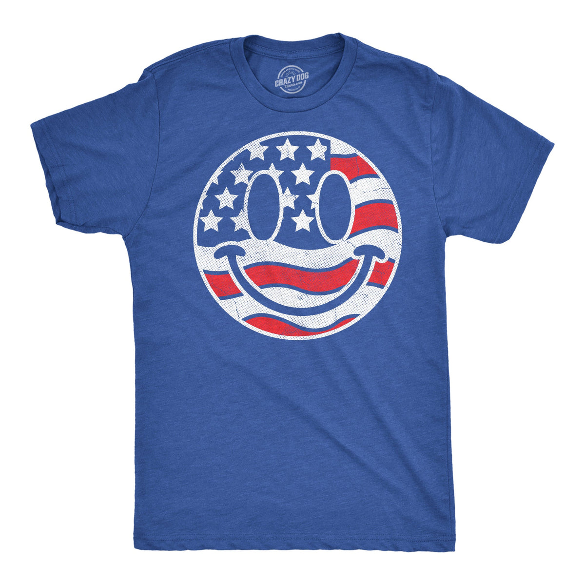 American Flag Smile Men's T Shirt product image 1