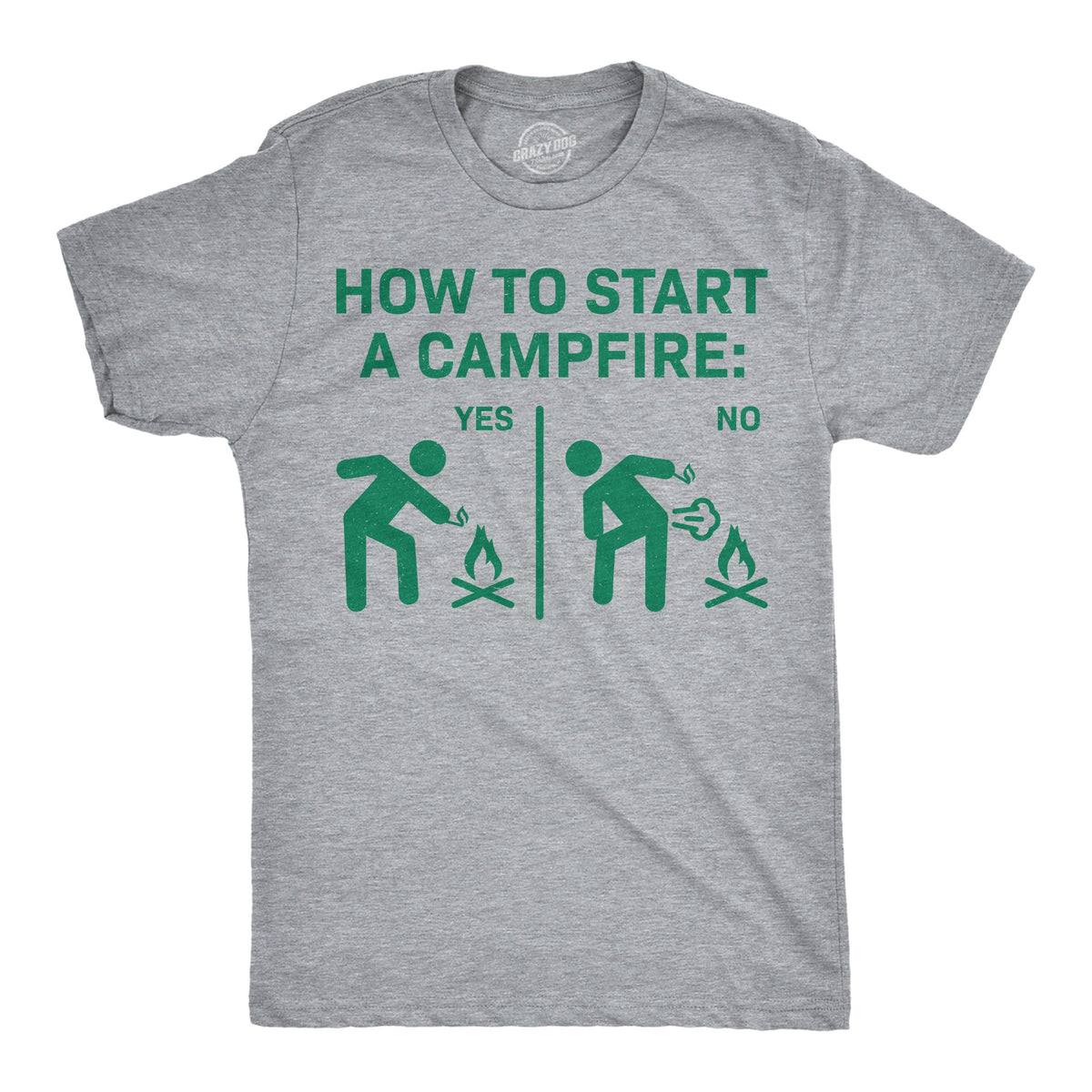 How To Start A Campfire Men's T Shirt product image 1