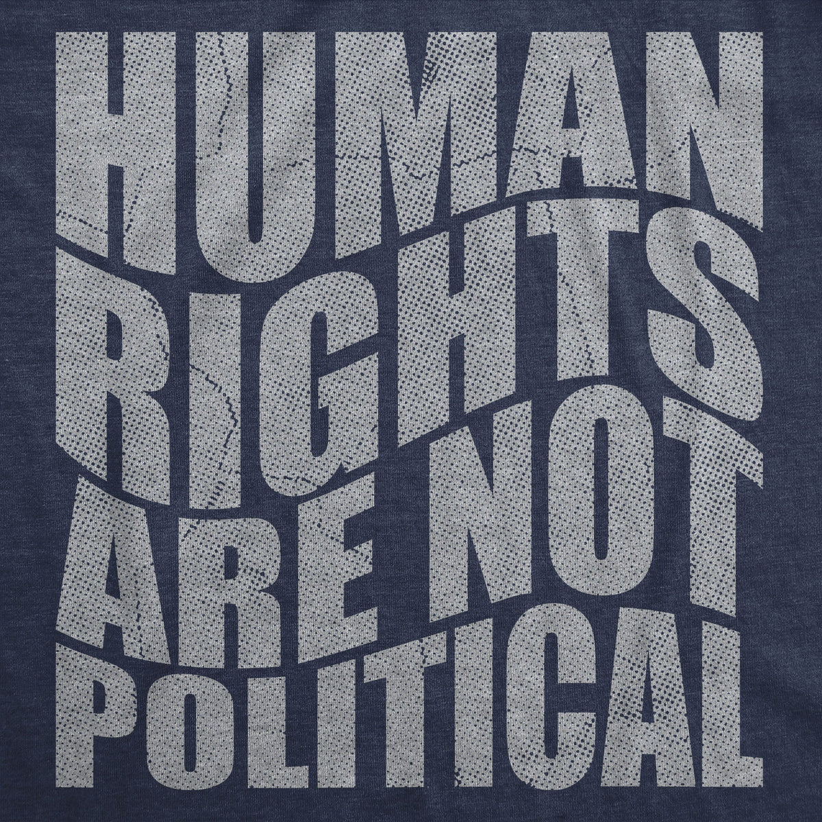 Human Rights Are Not Political Men's T Shirt product image 3