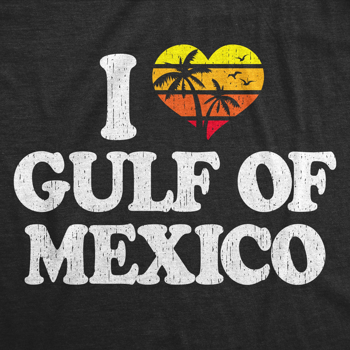 I Heart Gulf Of Mexico Men's T Shirt product image 2