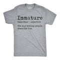 Immature Definition Men's T Shirt product image 1