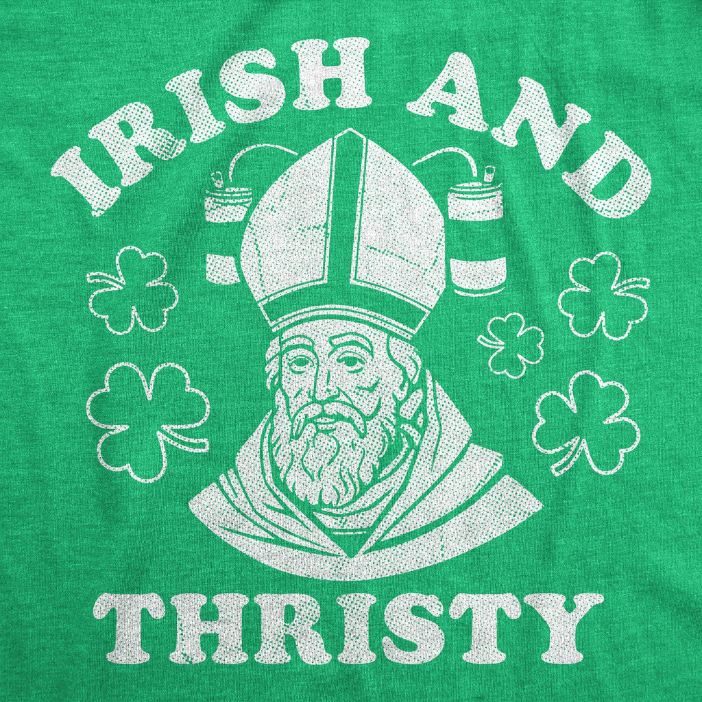 Irish And Thirsty Men's T Shirt product image 3
