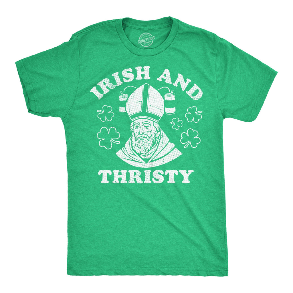 Irish And Thirsty Men's T Shirt product image 1