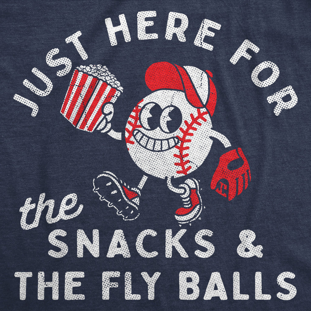 Just Here For The Snacks And Fly Balls Men's T Shirt product image 3