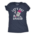 Lets Get Sauced Cranberry Women's T Shirt product image 1