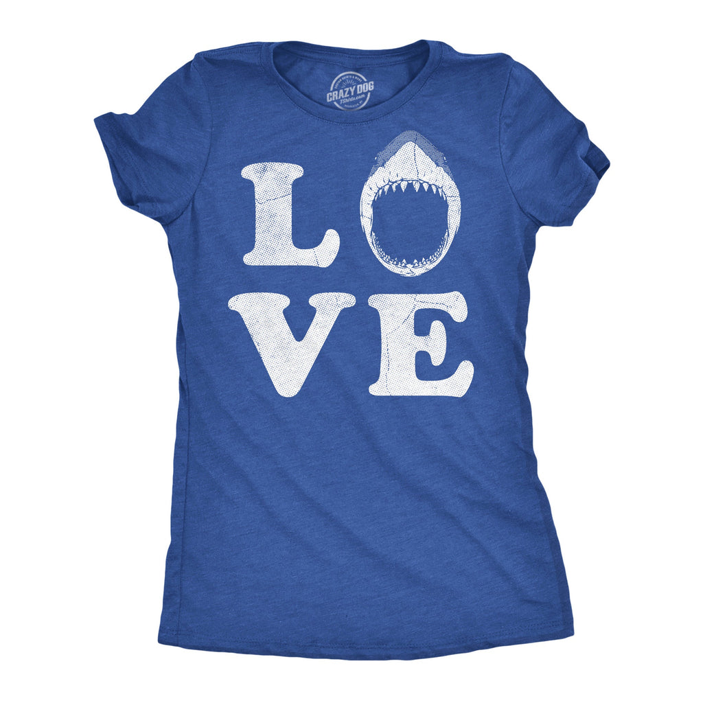 Love Shark Head Women's T Shirt product image 1