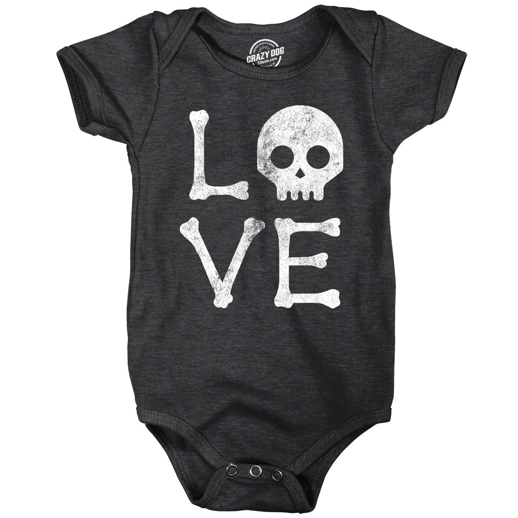 Love Skull Baby Bodysuit