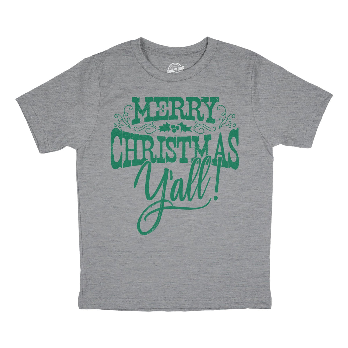 Merry Christmas Yall Youth T Shirt product image 1
