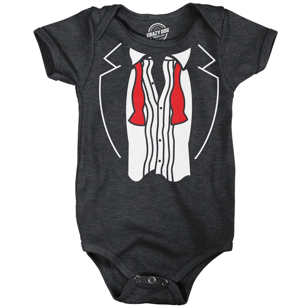 Messy Tuxedo Baby Bodysuit