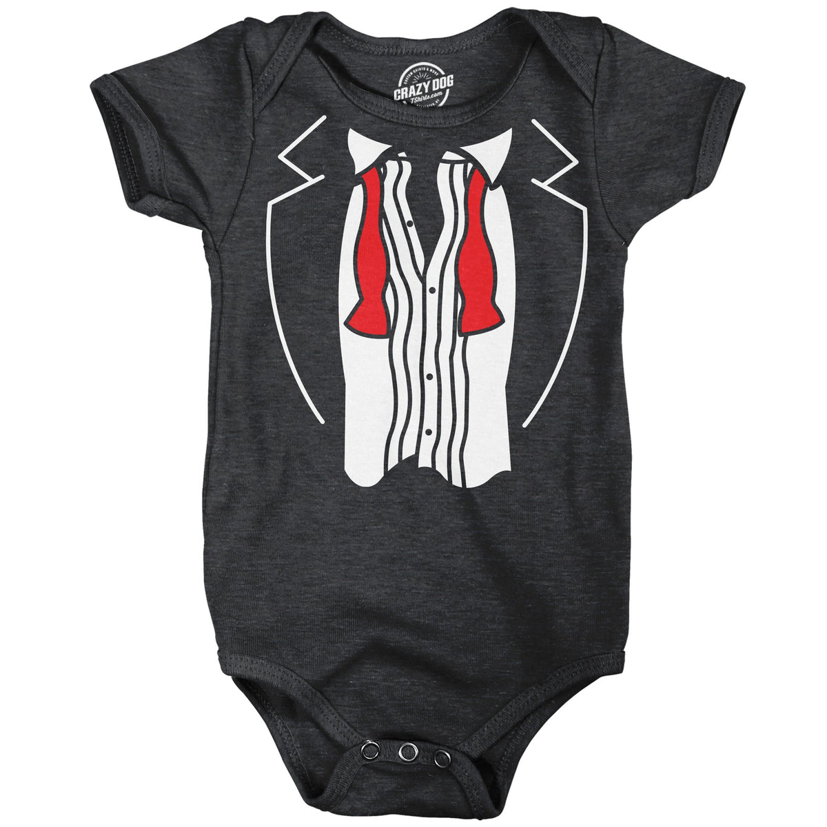 Messy Tuxedo Baby Bodysuit