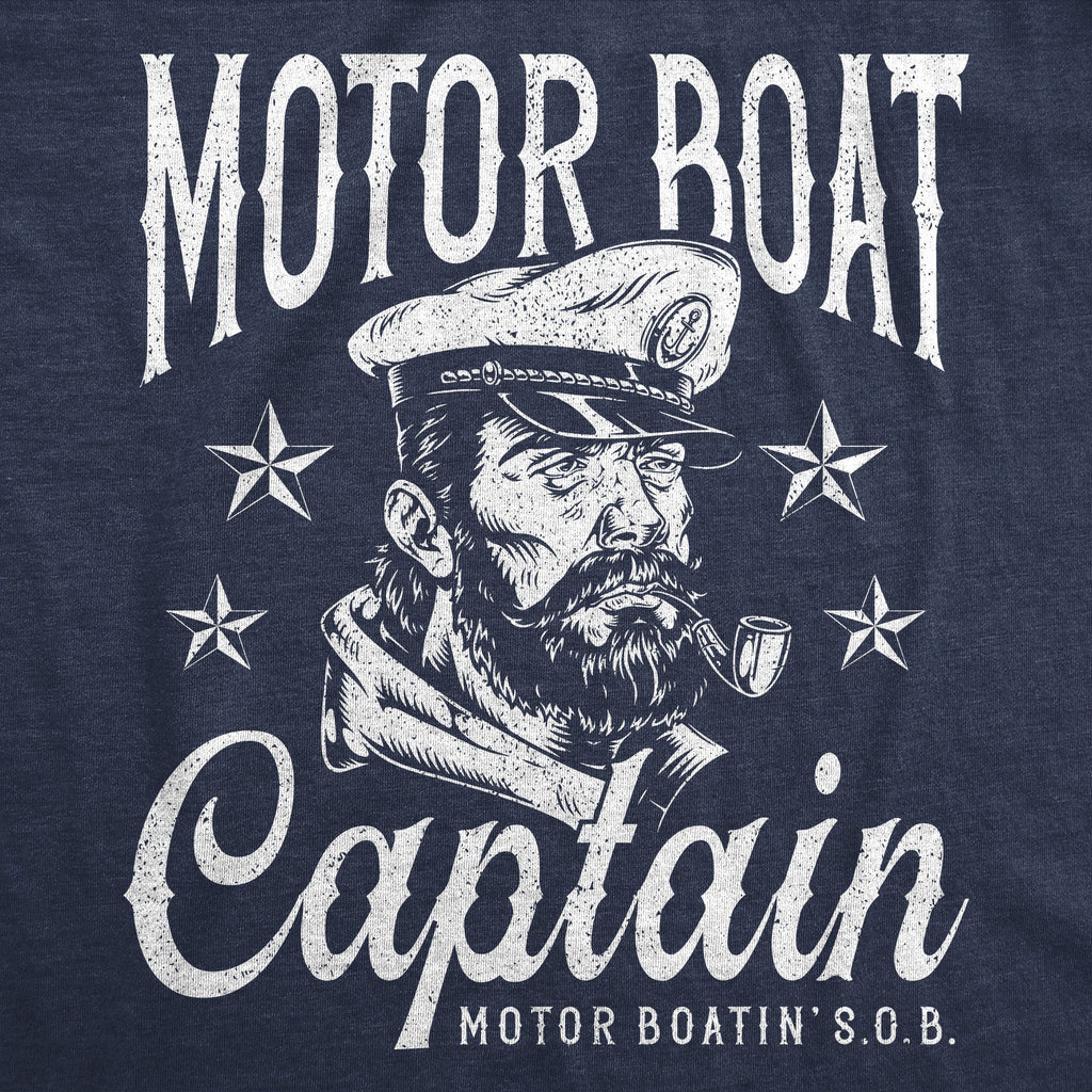 Motor Boat Captain Men's T Shirt product image 2