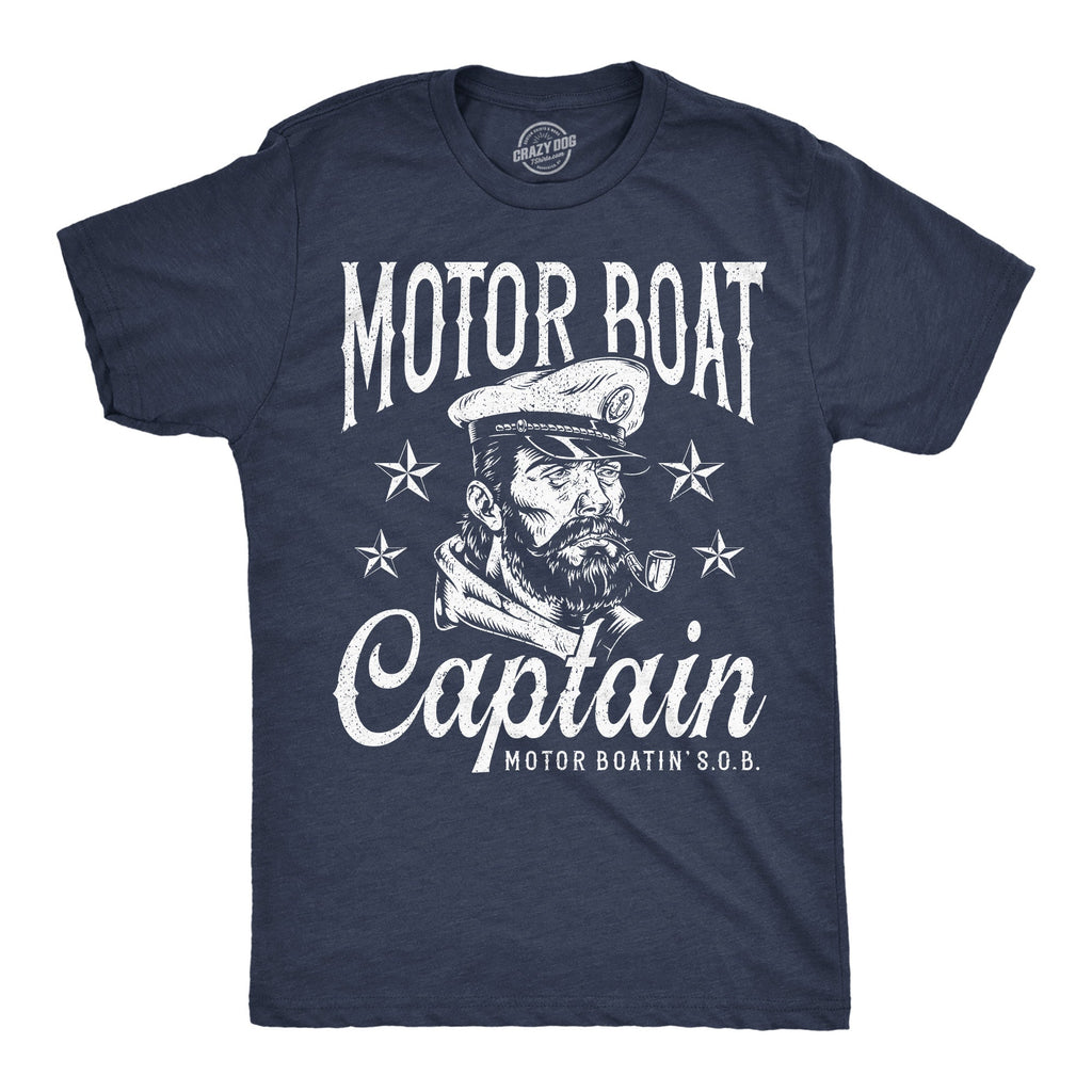 Motor Boat Captain Men's T Shirt product image 1