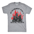 My Retirement Plan Is Societal Collapse Men's T Shirt product image 1