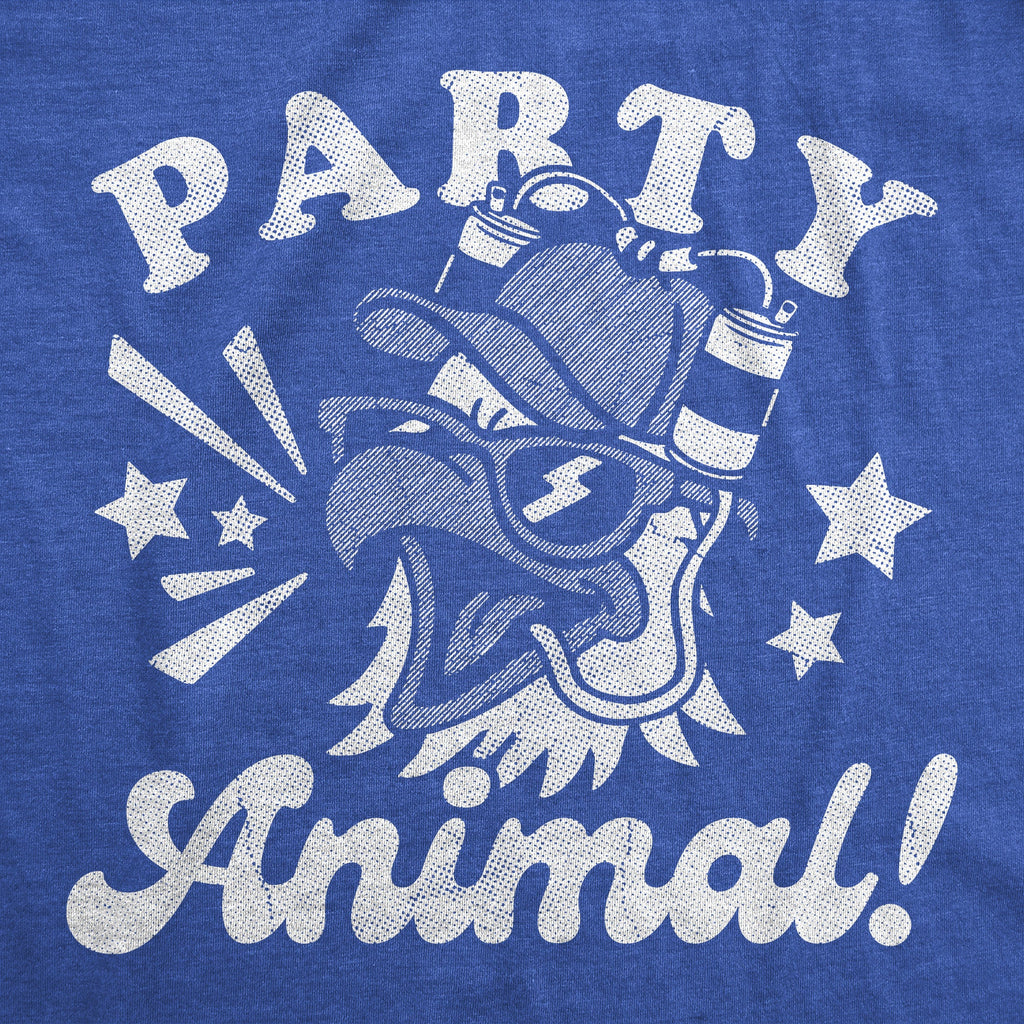 Party Animal Bald Eagle Men's T Shirt product image 3