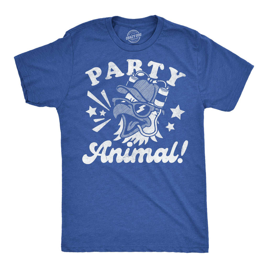 Party Animal Bald Eagle Men's T Shirt product image 1