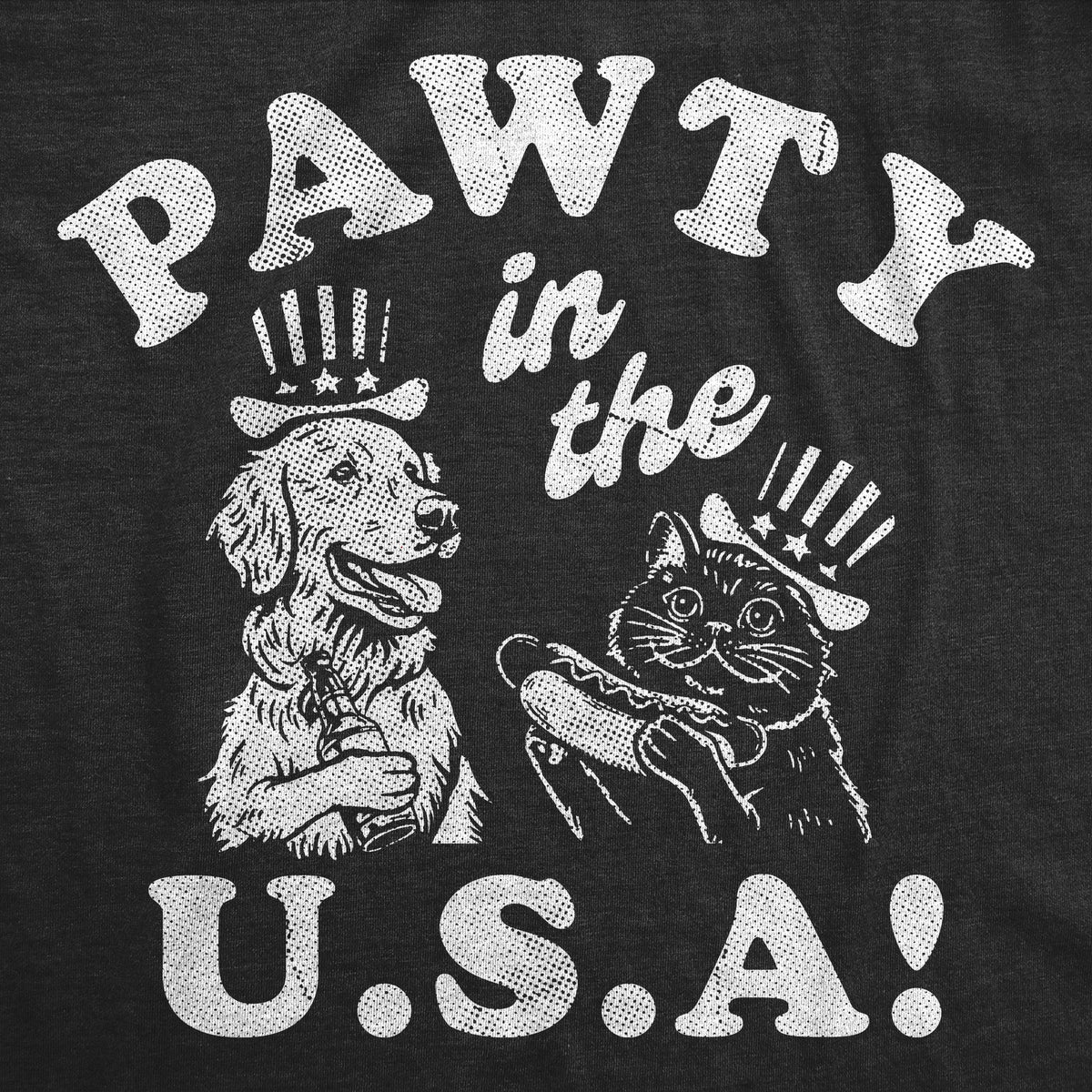 Pawty In The USA Women's T Shirt product image 3