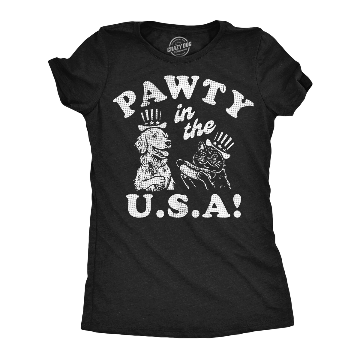 Pawty In The USA Women's T Shirt product image 1