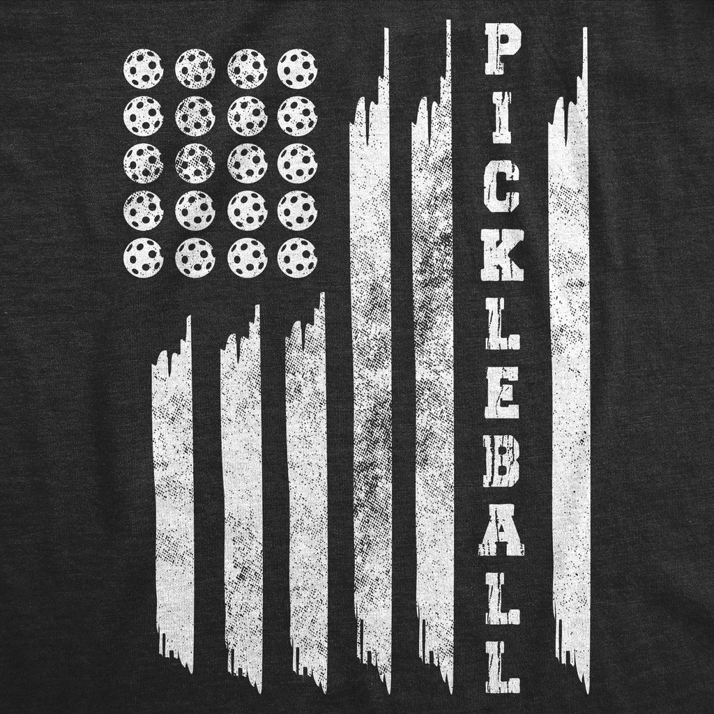 Pickleball American Flag Men's T Shirt product image 3