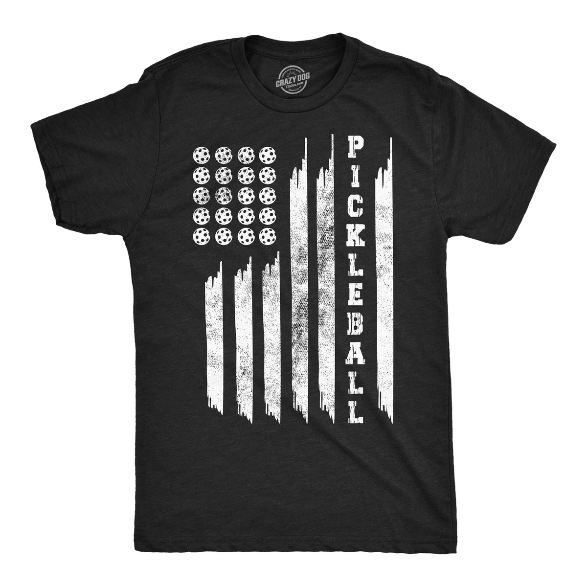 Pickleball American Flag Men's T Shirt product image 1