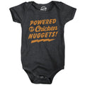 Powered By Chicken Nuggets Baby Bodysuit