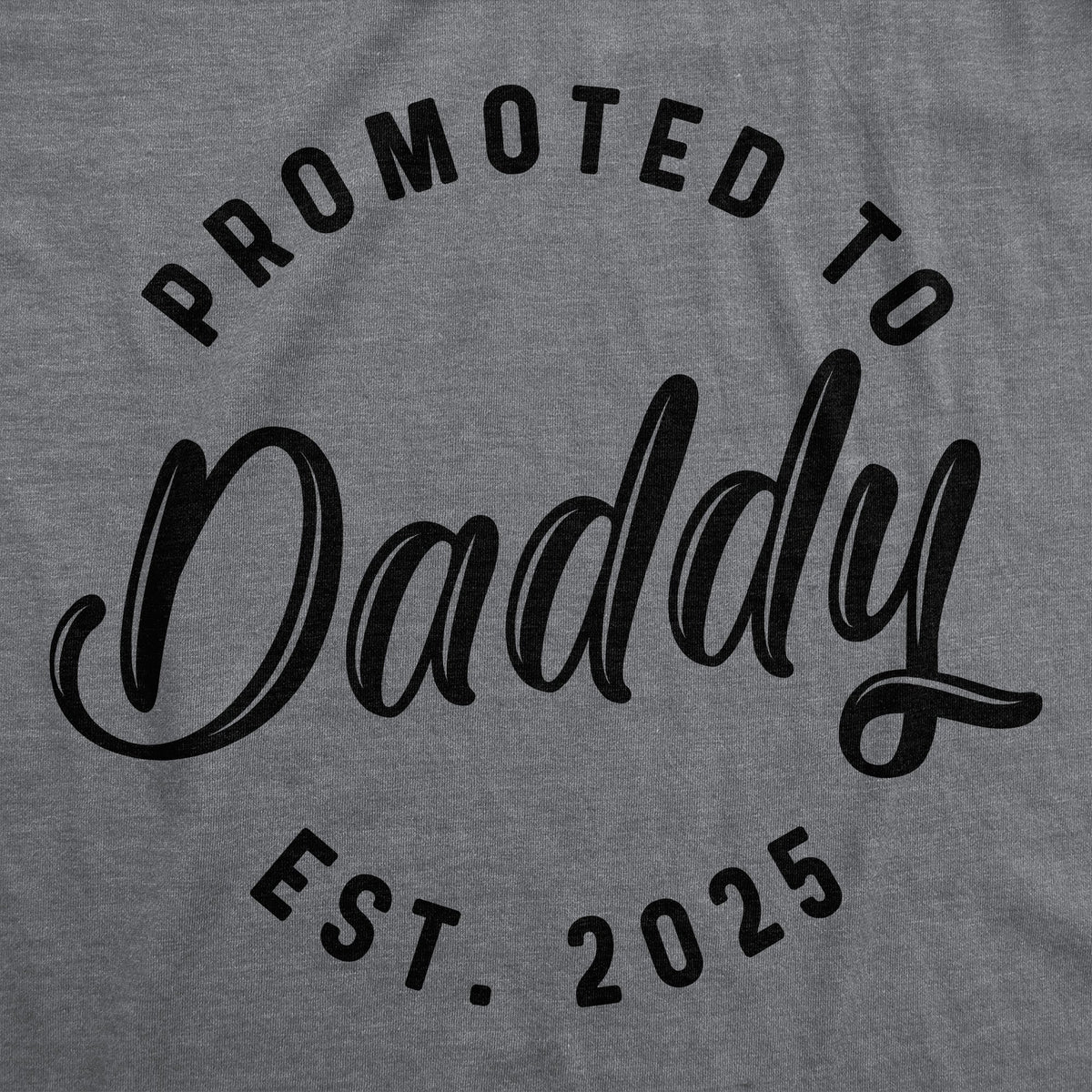 Promoted To Daddy 2025 Men's T Shirt product image 3