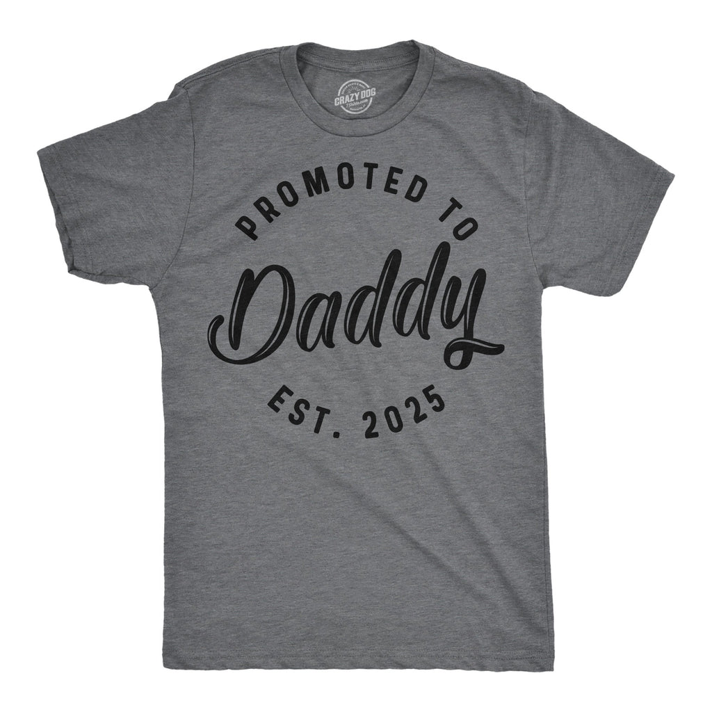 Promoted To Daddy 2025 Men's T Shirt product image 1