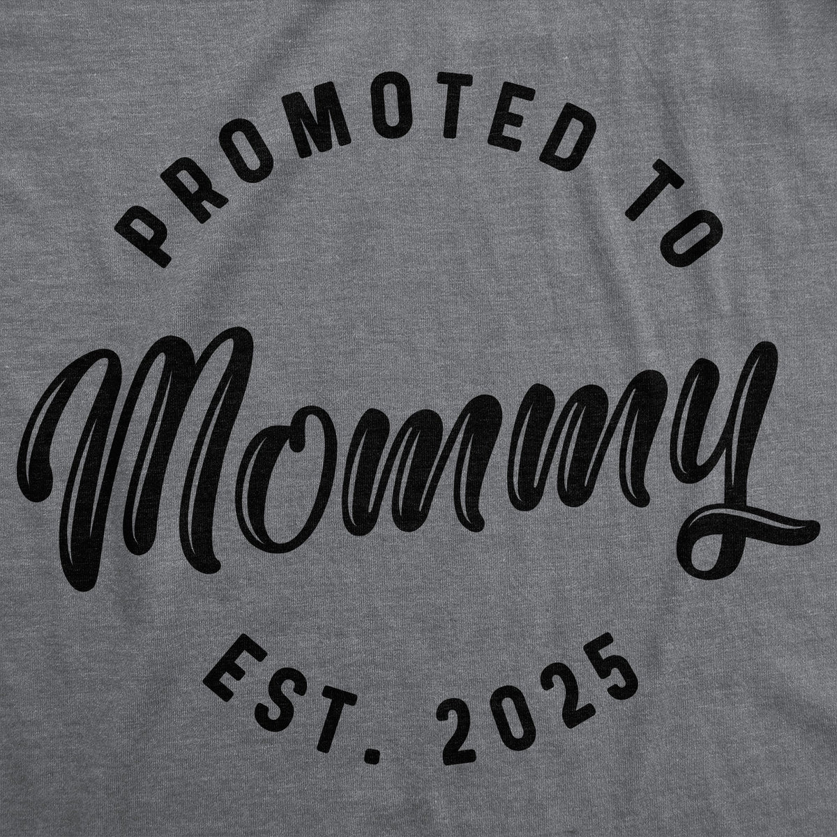 Promoted To Mommy 2025 Maternity T Shirt product image 3