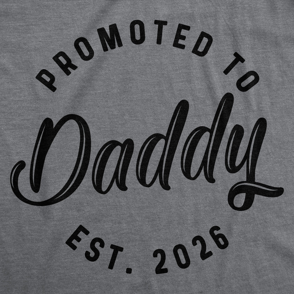 Promoted To Daddy 2026 Men's T Shirt product image 2