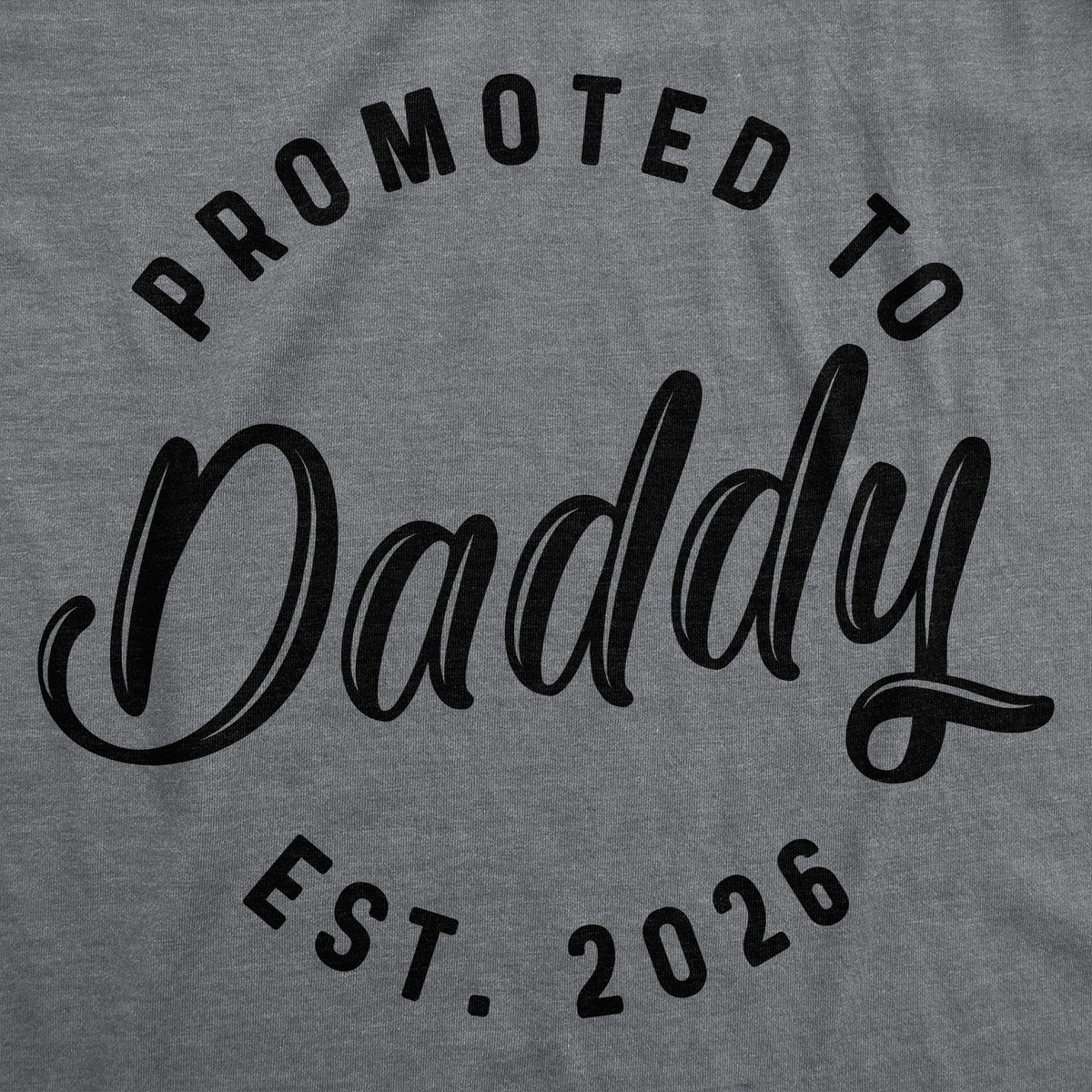 Promoted To Daddy 2026 Men's T Shirt product image 2