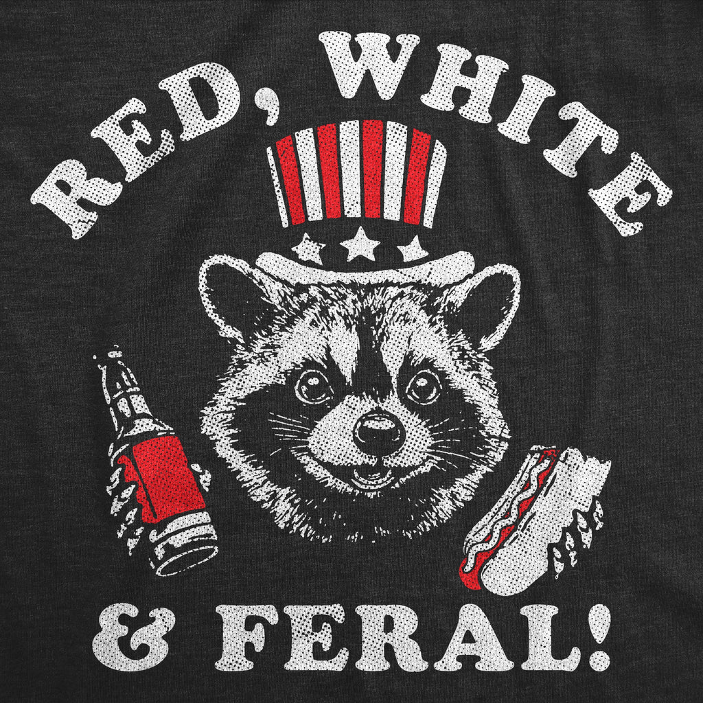 Red White And Feral Men's T Shirt product image 3