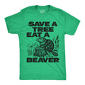 Save A Tree Eat A Beaver Men's T Shirt product image 1