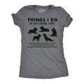 Things I Do In My Spare Time Women's T Shirt product image 1