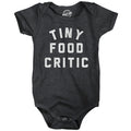 Tiny Food Critic Baby Bodysuit