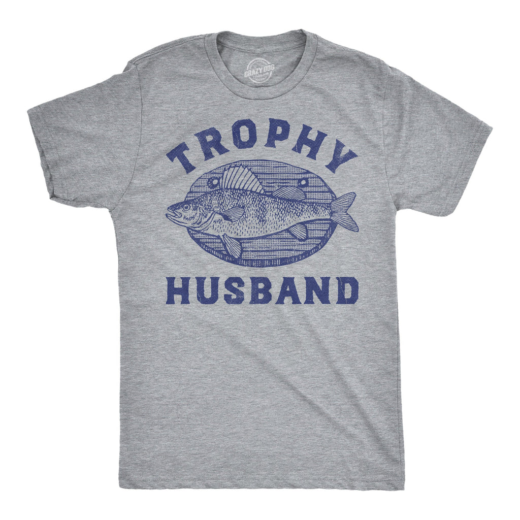 Trophy Husband Mounted Fish Men's T Shirt product image 1
