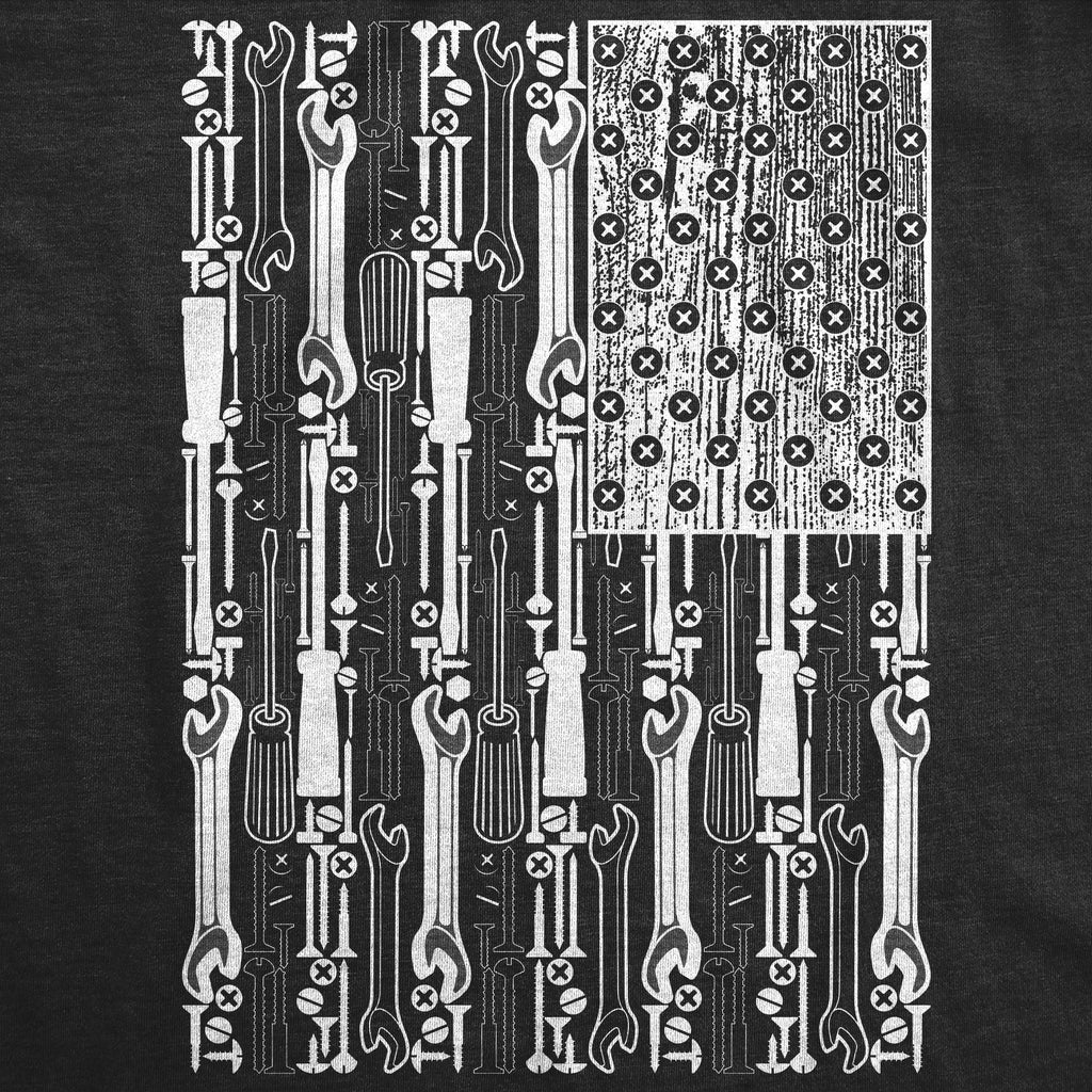 USA Flag Tools Men's T Shirt product image 3